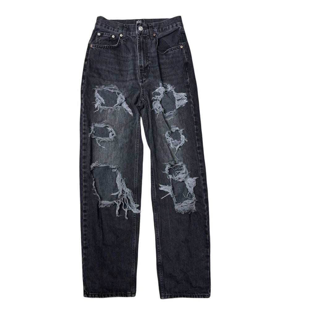 BDG Urban Outfitters Distressed Baggy Jeans Black Size 27